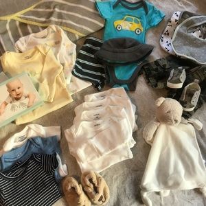 Newborn boys clothing bundle